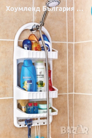 Етажерка за баня на три нива, снимка 3 - Етажерки - 54303364