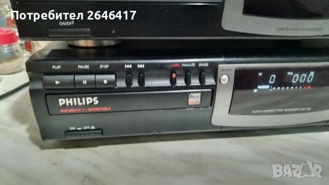 Philips CDR760 recorder, снимка 6 - Ресийвъри, усилватели, смесителни пултове - 53767414