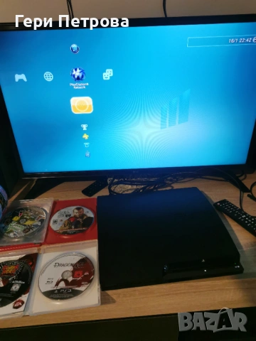 Playstation 3 slim, снимка 2 - Друга електроника - 53124970
