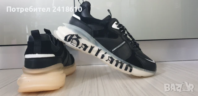 John Galliano Sneakers Mens Size 43 / 27.5см. НОВО! ОРИГИНАЛ! Мъжки Спортно - елегантни Кецове!