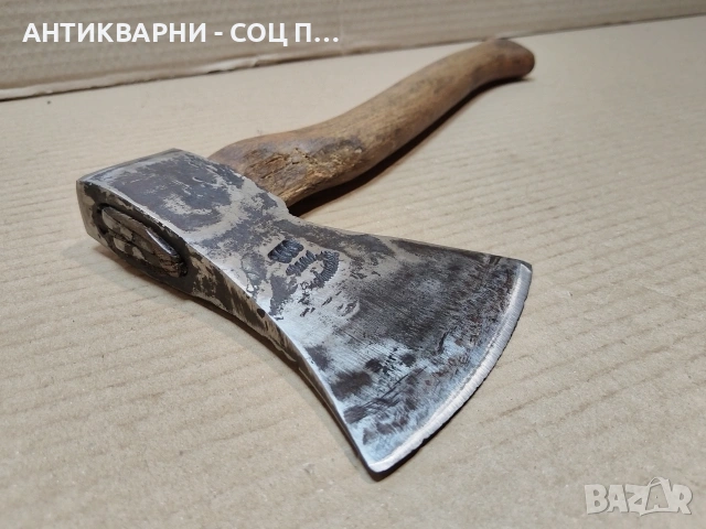 Стара Кована Немска Брадва Топор / 1 кг. / НОМЕР 1692., снимка 2 - Антикварни и старинни предмети - 54046742