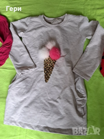 Рокли с дълъг ръкав р-р 116 всичко за 10 лв., снимка 12 - Детски рокли и поли - 52292258