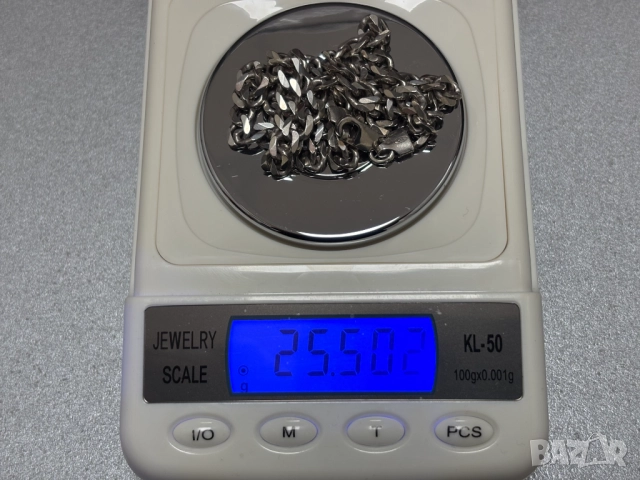 Сребърен Синджир (проба 925)- 25,50 грама, класическа плетка, снимка 10 - Колиета, медальони, синджири - 52144523