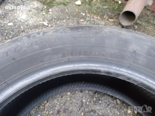 Продавам летни гуми Bridgestone 17, снимка 4 - Гуми и джанти - 52366615