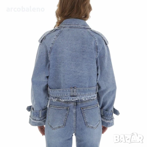 Дамско дънково яке, снимка 3 - Якета - 51397576