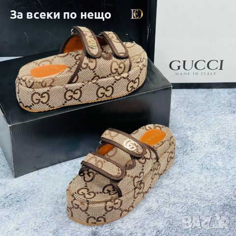 Дамски чехли Gucci от 36 до 41 номер Код D539, снимка 4 - Чехли - 46803742