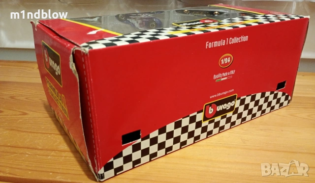 Bburago 1:24 Formula 1 болид метална количка, снимка 2 - Колекции - 53660428