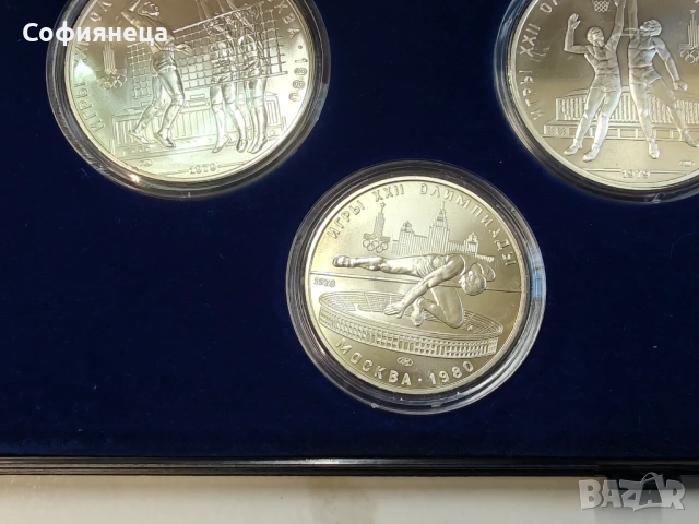 СССР 5 и 10 рубли 1978 ХХІІ Летни Олимпийски игри, Москва 1980, снимка 6 - Нумизматика и бонистика - 53613780