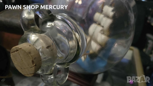 Продавам английска, ръчна изработка, старинен кораб в бутилка  , снимка 10 - Други ценни предмети - 52022168