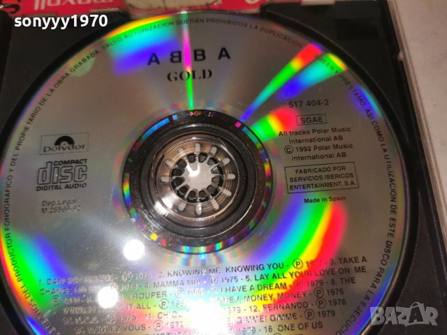 ABBA GOLD CD 1301261034, снимка 10 - CD дискове - 53082210