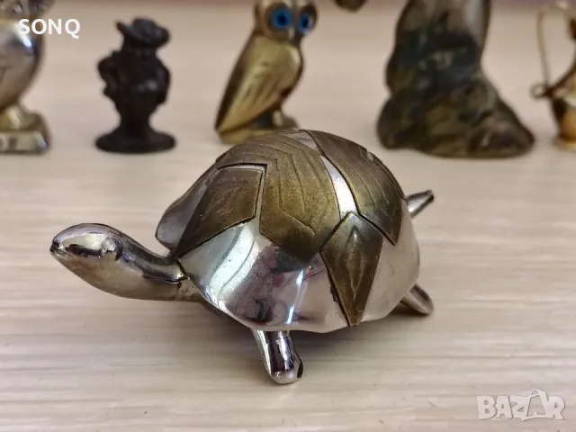 Колекционерски Лот Стари Бронзови Фигурки- Животни, снимка 6 - Колекции - 49746378