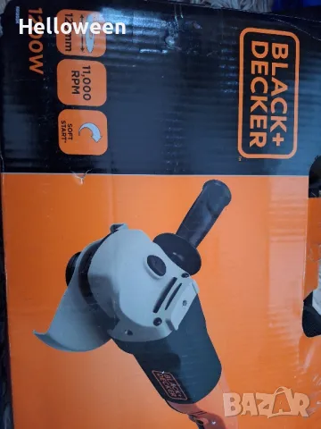 Ъглошлайф Black&Decker, KG1202K 1200 W, 125 мм, 11000 об/мин, снимка 3 - Други инструменти - 46929562