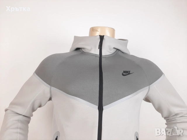 Nike Tech Fleece Windrunner - Оригинално мъжко горнище размер XS, снимка 6 - Спортни дрехи, екипи - 51851627