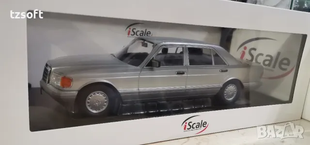 Mercedes Benz S-Class -W126 - iScale 1:18, снимка 9 - Колекции - 46914658