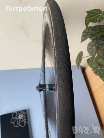 Предна карбонова капла с гума Campagnolo bora ultra 50 tubular , снимка 8 - Части за велосипеди - 52582868