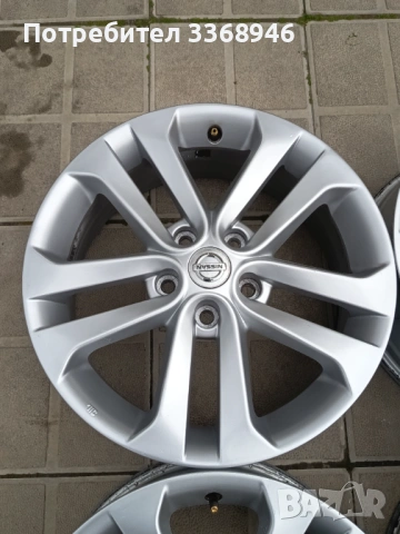 Джанти Nissan 17" 5x114,3 Нисан 5х114.3, снимка 8 - Гуми и джанти - 54000830
