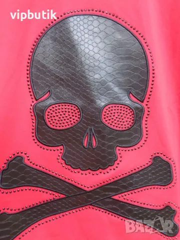 тениска нова кожено лого,камъчета