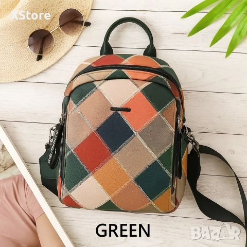 Модерна и цветна дамска раница, снимка 4 - Раници - 52585855