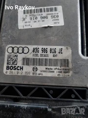  Моторен компютър ECU, Audi A4, VW Passat CC, 03G 906 016 JE , 03G906016JE , снимка 2 - Части - 47720983