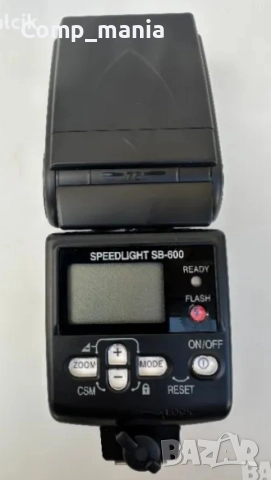 Светкавица Nikon SB-600, снимка 3 - Светкавици, студийно осветление - 51984309