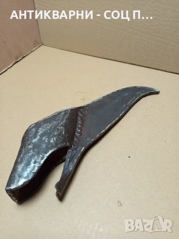 Стар Ръчно Кован Инструмент Тегло 1.300кг., снимка 2 - Антикварни и старинни предмети - 50489271