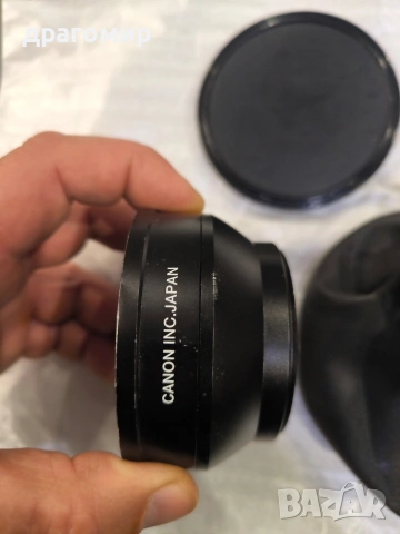 Canon WIDE -CONVERTER WD-58 0,7x58 JAPAN , снимка 5 - Обективи и филтри - 54207721