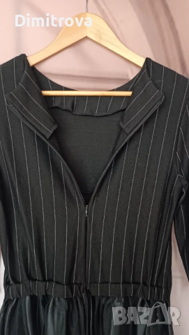 Екстравагантна дамска рокля с асиметрична кройка, снимка 4 - Рокли - 53223350