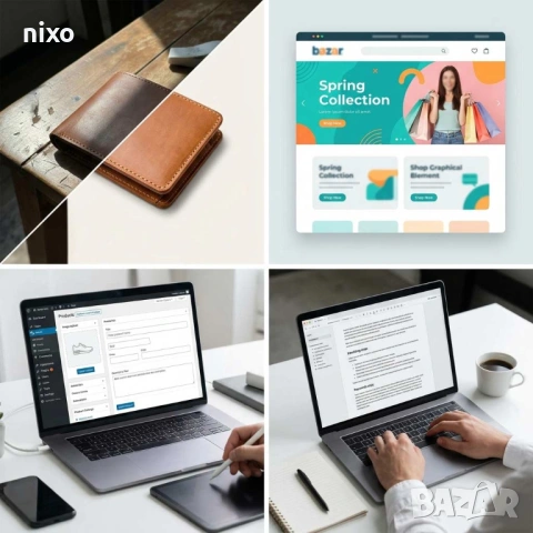 Поддръжка на Онлайн Магазини | Дизайн, Описания и Качване