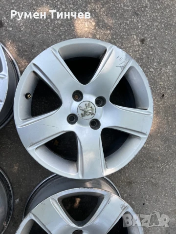 Оригинални джанти за Пежо 16ки, снимка 4 - Гуми и джанти - 50558857