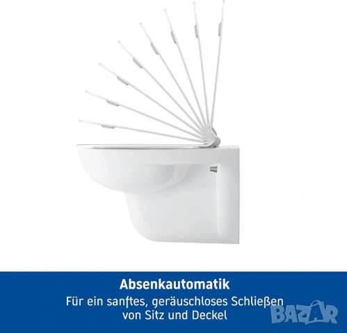 Тоалетна Седалка с Капак Duravit 0067390000 Soft Close/Плавно Затваряне, Quick Release, Бяла!, снимка 6 - Други стоки за дома - 53649562