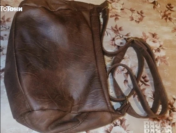 BAC STREET Нова Дамска Чанта Изцяло от Естествена Кожа, снимка 7 - Чанти - 51252426