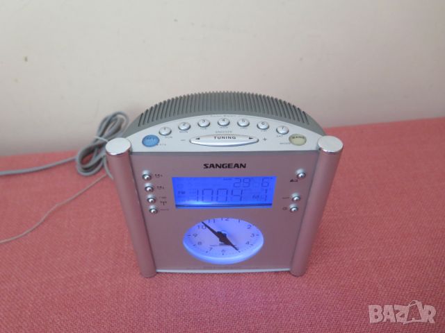 Sangean RCR-1 AM/FM Atomic Clock Digital Analog Clock Radio, снимка 5 - Радиокасетофони, транзистори - 46408491