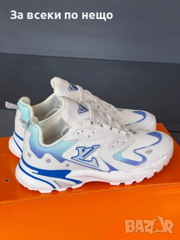 Louis Vuitton Runner Tatic Мъжки Маратонки👟Мъжки Спортни Обувки Луис Витон Рънър Татик Код SK937, снимка 9 - Маратонки - 53577985
