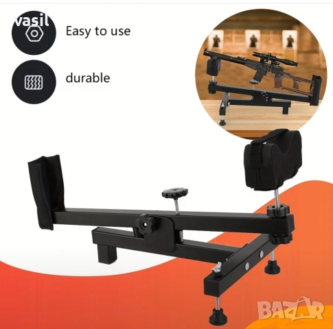 Стабилна стойка за въздушна и PCP пушка – стрелба и поддръжка, снимка 4 - Оборудване и аксесоари за оръжия - 52946191