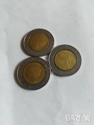 500 лири биметал 13 бр., снимка 4 - Нумизматика и бонистика - 52973387