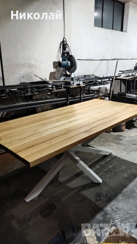 трапезна маса масив дъб 