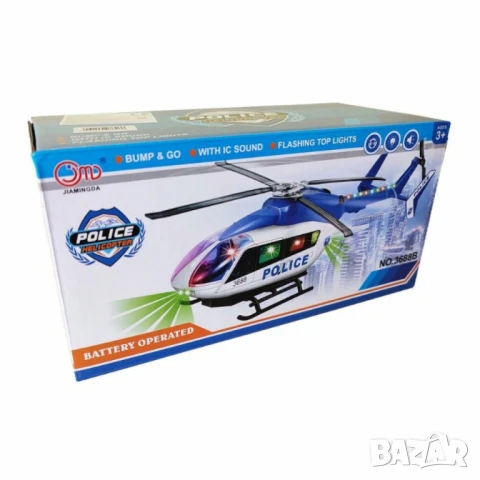 Полицейски хеликоптер със звукови и светлинни ефекти, снимка 6 - Други - 51067100