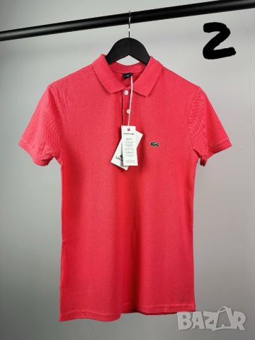 Lacoste мъжка тениска с яка 5 цвята , снимка 2 - Тениски - 45956795