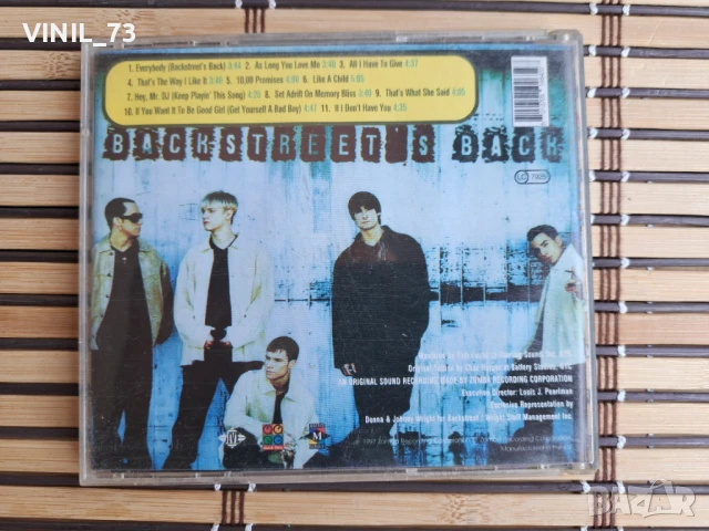 Backstreet Boys – Backstreet's Boys, снимка 3 - CD дискове - 50642693