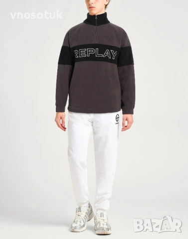 Мъжки суичер REPLAY-размер S, снимка 2 - Спортни дрехи, екипи - 53173775