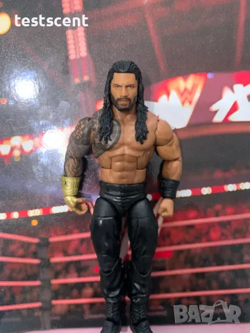 Екшън фигура WWE Roman Reigns Роман Рейнс ELITE SERIES Bloodline mattel figure елит, снимка 10 - Колекции - 48829963