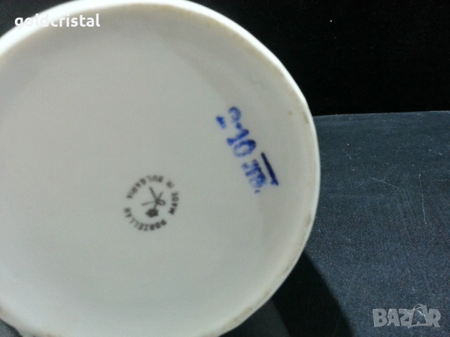 български порцелан кана, снимка 3 - Антикварни и старинни предмети - 53238901