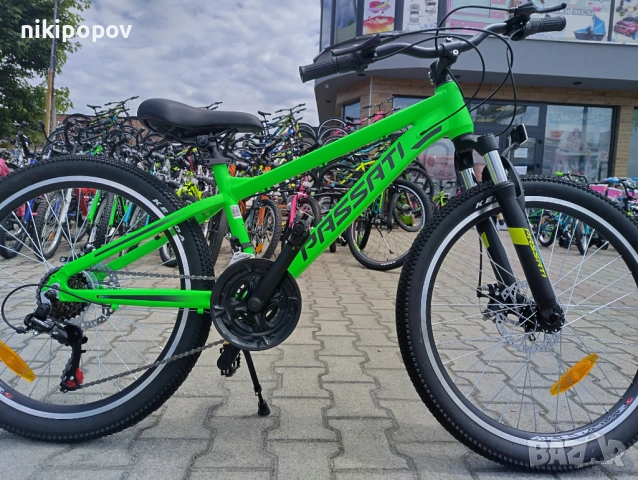 PASSATI Алуминиев велосипед 24" ALUMINIUM зелен, снимка 8 - Велосипеди - 53839225