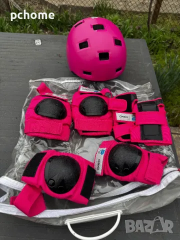 Каска и протектори , снимка 2 - Детски велосипеди, триколки и коли - 49664773