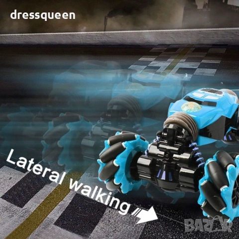 2862 Високоскоростна 4WD Кола с двойно управление: Сензор за ръка и 2.4GHz Дистанционно за професион, снимка 3 - Коли, камиони, мотори, писти - 53821732