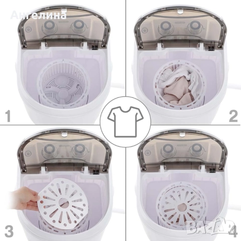 Мини пералня Termomax MWM3300W, снимка 9 - Перални - 52927622