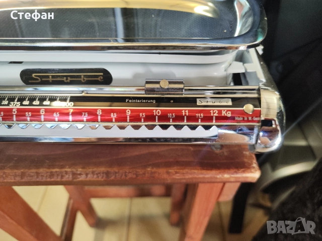 Ретро кантар Stube Made in Germany Производство 60-те 70-те години. НОВ, не е ползван. Абсолютно точ, снимка 6 - Антикварни и старинни предмети - 51972492