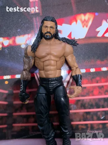 Екшън фигура WWE Roman Reigns Роман Рейнс ELITE SERIES Bloodline mattel figure елит, снимка 9 - Колекции - 49171814