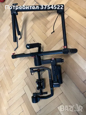 DJI Ronin-M - стабилизатор и държач за камери (черен), снимка 8 - Чанти, стативи, аксесоари - 47409922