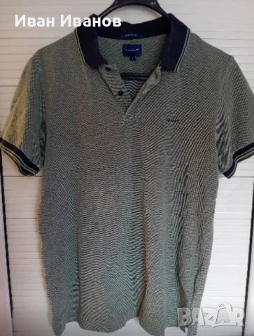 Оригинална фланелка с яка Gant